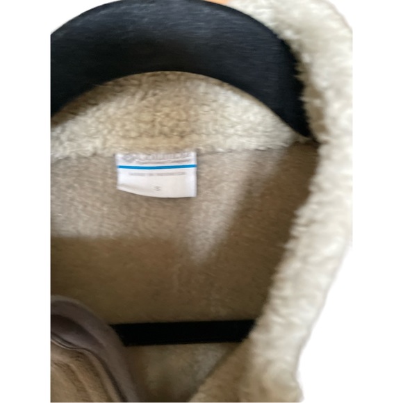 Men's Columbia 1/2 Zip Pullover Fleece Lined Sweater-Jacket Sz S Casual EUC - Picture 5 of 5